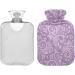 Shop Naanle 2L Hot Water Bottle with Antique Lavender Flower Cover - Pain Relief for Menstrual Cramps & Heat Therapy - Ideal for Cold & Hot Use - Buy Online on GoSupps.com
