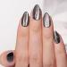 Black Cat Eye Press on Nails Fake Nails with Glue Acrylic Square Press on Nails Short Black Cat Eye False Nails Short Almond Press on Nails Black - Buy Online on GoSupps.com