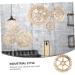 ABOOFAN 1pc Gear Ornament Pendant Bar Hanging Ornament Art Craft Wall Decor Cafe Hanging Ornament Golden 32X32CM - Buy Online on GoSupps.com