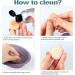 CHNOPS Powder puff Makeup sponge 26 pcs Finger Puff Makeup Sponges - Soft Beauty Tools for Flawless Makeup - Foundation Concealer Eye Shadow - 5 Colors Included With concealer brush - Buy Online on GoSupps.com