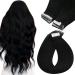 Customer Favorite  Tape in Hair Extensions Black Sunny Tape in Real Human Hair Extensions Jet Black Hair Extensions Tape in Real Human Hair for Black Women 50g 20pcs 22inch 22 Inch 1-A1