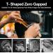 Rockubot Zero Gapped T Blade Hair Trimmer for Men - Cordless Rechargeable Clippers, Professional Electric Haircut Machine - Buy Online on GoSupps.com