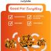 Nutybite Granola Clusters Turmeric Ginger Functional benefits Vegan Gluten Free No added sugar Non GMO Superfood snacks (1 x 120g) - Buy Online on GoSupps.com
