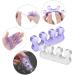 Sibba 2 Pairs Gel Toe Separators for Overlapping Toes, Bunions, Hammer Toe - Foot Pain Relief | Style A - Buy Online on GoSupps.com