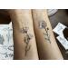 Kotbs Realistic Tiny Branch Black Flower Temporary Tattoos - Pack of 18 Sheets | Small Bouquet Wild Plant Floral Fake Tattoos for Women, Girls, and Kids - Buy Online on GoSupps.com
