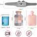 3-in-1 Heat Bottle Belts | Portable 1L PVC Hot Water Bottles for Pain Relief - Ideal for Belly Hands Shoulders Back & Legs - Buy Online on GoSupps.com