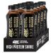 Optimum Nutrition High Protein Shake bottles drinking healthy snack without added sugar low -fat post workout snack for men and women chocolate 10x500ml chocolate 500 ml (10 pack)