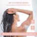 ZMCLG Shampoo Brush for Peeling & Scalp Massage | Silicone Hair Care Brush - Pearl Pink - Buy Online on GoSupps.com