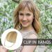 Clip On Bangs Human Hair - Clip On Fringe Human Hair Extensions | Natural Color Fringe Hairpieces Fringe Clip In Hair French Bangs Stylish Neat Bangs Hair Extension For Girls Women gray gold - Buy Online on GoSupps.com