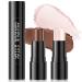 HOSAILY Dual-Ended Highlighter Contour Stick 2 in 1 Cream Contour & Highlighter Bronzer Stick Waterproof and Long Lasting Contour Wand Non-greasy Face Contouring Pen for All Skin Tone(02)