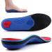 Walkomfy Heavy Duty Support Pain Relief Orthotics - 210+ lbs Plantar Fasciitis High Arch Support Insoles for Men Women, Flat Feet Orthotic Insert, Work Boot Shoe Insole, Absorb Shock with Every Step Men's 9-9.5 / Women's 1…