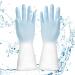 Household Cleaning Gloves | Kitchen Cleaning Gloves | Waterproof Household Rubber Dishwashing Cleaning Gloves for Dishesand Household Chores - Buy Online on GoSupps.com