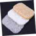 Ciieeo 30 Pcs Soap Dish Soapdish Ceramic Cutlery Holder Bar Gem Kit Seaside Decor Tooth Gems Soap Draining Case Metal Case Soap Drying Bathroom Soap Case Soap Holder Non-slip - Buy Online on GoSupps.com