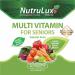 NutruLux Multivitamin For Seniors - Complete Daily Wellness Tablets with 60mg Vitamin C - Halal Vegan Gelatin-Free - Senior Health Support Elderly Immune Boost Essential Nutrients 60 Tablets 1 - Buy Online on GoSupps.com