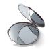 Mother of Pearl Dual Folding Makeup Compact Mirror - Apricot Flower Butterfly Mirror - Buy Online on GoSupps.com