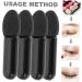 Baluue 100pcs Mini Eyeshadow Swab Foam Eyeshadow Eyelash Spoolie Mascara Wand Plastic Black - Buy Online on GoSupps.com