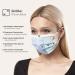 50-Piece Disposable Face Masks Made in Germany | Type IIR & CE Certified | 99.78% Filtration | Breathable Triple Layer | Elastic Earloops | Adults - Blue - Buy Online on GoSupps.com
