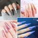 Poly Nail Gel Kit with Lamp - Nail Builder Extension Set for DIY Manicure - 10 Pink Nude Colors - Buy Online on GoSupps.com