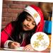 Zerodeko 60 Pcs Christmas Snowflake Stickers Christmas Snowflake Ornaments Tiara Silver Onion Glitter Cloth - Buy Online on GoSupps.com