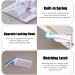 Invisible Anti-Theft Drawer Locks - Baby Proof & Child Safety Cabinet Locks - 4 Pcs White for Secure Home Protection - Buy Online on GoSupps.com
