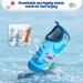 Kids Blue Whale Beach Swim Shoes - Non-Slip Aqua Socks for Boys and Girls | Quick Dry Water Sport Shoes for Pool, Surfing, Yoga | Size 8.5/9 UK Child - Buy Online on GoSupps.com