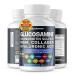 Glucosamine Chondroitin sulfate Methylsulfonylmethane Hyaluronic Acid Turmeric Ginger Vitamin C, D3, Black Pepper -150 Capsules 150 count (pack of 1)
