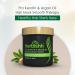 Herbishh Argan Hair Mask-Deep Conditioning & Hydration For Healthier Looking Hair for very Dry Weak Stressed Out Hair No Sulphates No Parabens (800gm) - Buy Online on GoSupps.com