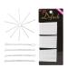 Dofash 60Pcs Metal 5Cm/2In Wavy Bobby Pins Hair Clips Grips For Hair Decoration(White)