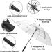 R.HORSE 62 Clear Golf Umbrella - Large Transparent Automatic Open Stick Umbrella for Men and Women | Windproof & Waterproof - Buy Online on GoSupps.com