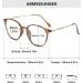 Buy Lanomi Multifocal Reading Glasses with Blue Light Filter | UV400 Protection | Round Design | 3.0 Diopters for Men & Women - Buy Online on GoSupps.com