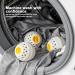 Washing Machine Lint Removal Balls Ceramic Beads Laundry Ball Reusable Anti Tangled Washer Dryer Balls Laundry Balls Detergent Alternative for Home Hotel RV White - Buy Online on GoSupps.com