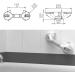 SAFETY+BEAUTY 12inches Balance Assist Bathroom Shower Handle Suction Bath Grab Bar with Indicators  (Silver/Grey) Gray 12 Inch - Buy Online on GoSupps.com