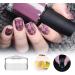 MTDBAOD Nail Art Stamper Set - Clear Silicone Jelly with Lid & Scraper for DIY French Nails | 2Pcs Transparent Nail Art Tools - Buy Online on GoSupps.com