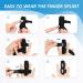 Mallet Finger Splint - Aluminum Finger Support for Broken Fingers | Pain Relief & Stabilization for Sprains & Arthritis | 2.7 inch M Black - Buy Online on GoSupps.com