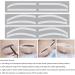 Silicone Disposable Eyebrow Stencil Kit for Microblading - Hygienic & Easy to Use - Buy Online on GoSupps.com