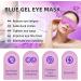 WOVTE Cooling Eye Mask Reusable Hot or Cold Therapy Gel Bead Eye Mask with Soft Plush Backing and Adjustable Strap for Puffy Eyes Dry Eyes Dark Circles Headache (Pink) - Buy Online on GoSupps.com