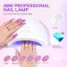 Morovan Gel Nail Polish Kit with UV Light - 36 Colors Soak Off Gel Nail Set with 48W Lamp and Top Coat - Manicure Starter Kit for Women - Buy Online on GoSupps.com