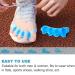 Gel Toe Separators for Bunion and Hammer Toe Correction - 2 Pair Set for Manicure, Running, Pedicure - Toe Spacer for Men and Women - Buy Online on GoSupps.com
