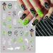 JMEOWIO 9 Sheets Halloween Glow in The Dark Nail Art Stickers Decals Self-Adhesive Lumious Skull Ghost Spider Web Bat Pumpkin Nail Supplies Nail Art Design Decoration Accessories - Buy Online on GoSupps.com