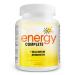 Energy Complete - 18-in-1 Vegan Energy and Focus Supplement - Vegan Caffeine Pills (60 Daily Capsules) 60 Count (Pack of 1)