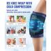 Niksa Gel Ice Pack for Knee Pain Relief - Reusable Cold Compress Therapy for Injuries, Swelling, Bruises - Ideal for Meniscus Tear, ACL, Surgery - Navy - Buy Online on GoSupps.com