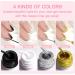 Yueshop Art Liner Gel Nail Polishes Set - 4x8ml Black Gold Silver White Collection - Drawing UV LED Gel Liner Polish Pen - Manicure Art Salon - Buy Online on GoSupps.com