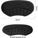 2 Pair Self Adhesive Heel Grips Cushion Pads for Women and Men - Prevent Heel Slipping and Blisters - Black 3MM - Buy Online on GoSupps.com