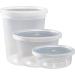 DuraHome Food Storage Containers with Lids - 44 Sets BPA-Free Leakproof Deli Cups Combo Pack - Freezer Safe, Microwavable, Airtight Clear Takeout Containers - 8oz, 16oz, 32oz Mixed Sizes - Buy Online on GoSupps.com