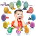 Bath Bombs for Kids - 12 Colorful Dinosaur Surprise Egg Fizzies | Safe Spa Gift for Boys & Girls - Buy Online on GoSupps.com