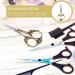 Buy Reusable Stainless Steel Eyebrow Scissors - Multi-Function Beauty Accessory for Eyebrows & Nose Hair | International Shipping Available - Buy Online on GoSupps.com