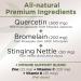 Gade Nutrition Quercetin with Vitamin C and Zinc - Nettle Quercetin - Quercetin 500mg - Quercetin with Bromelain - Zinc Quercetin + Vitamin D3-240 Veggie Caps - Non-GMO - 4 Month Supply 240 Count (Pack of 1) - Buy Online on GoSupps.com
