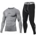 Shop Hanxiulin Men's Training Suits | Long Jogging Suits | Cotton Sweatshirts & Pants | Comfortable Gray Leisurewear for International Shipping - Buy Online on GoSupps.com