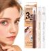 Eye Brow Pencil Set | Eyeliner Pencil Long-Lasting Brow Tint Silkworm Set - Contouring Eye Makeup Pencil for Outgoing Prom Vacation Dating Shopping Kumprohu 2#