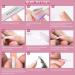Venares 500 Pieces Acrylic Nail Tips Set - Half Square Natural Gel Nails - 10 Sizes with Glue - Perfect for International Shipping - Buy Online on GoSupps.com
